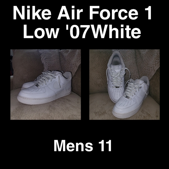 Nike Airforce 1 Low 07 White Men's 11 - Picture 1 of 1